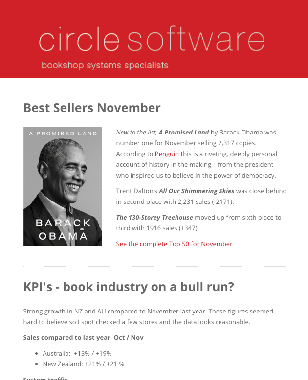 Circle software Newsletter