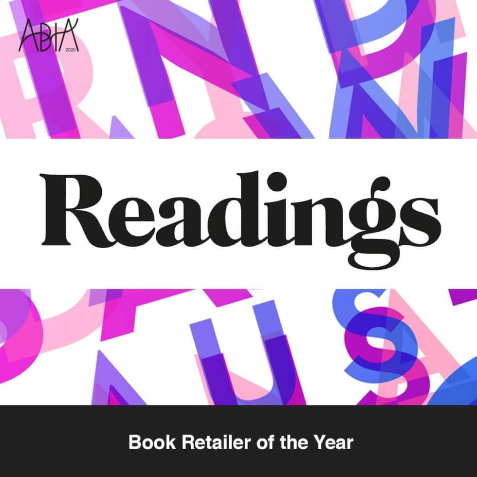 Readings Book Retailer of the Year